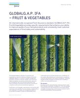 GlobalGAP Fruits and Vegetables Flyer DNV