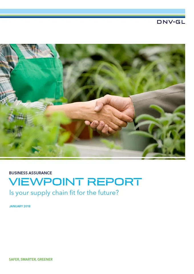 Viewpoint Report : Is your supply chain fit for the future?